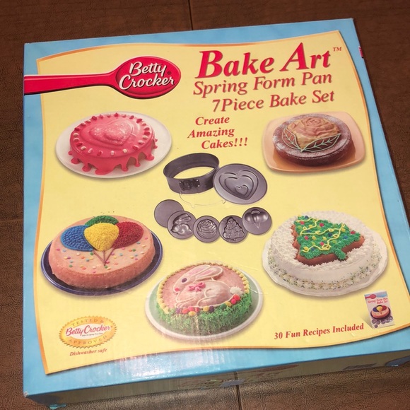 Betty Crocker Kitchen Betty Crocker Bake Art Spring Form 9 Pan 7 Pc